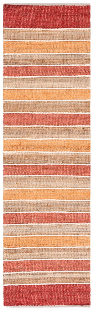 Safavieh Striped Kilim 316 Hand Woven 70% Jute/20% Cotton/and 10% Wool Contemporary Rug STK316P-6