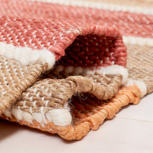 Safavieh Striped Kilim 316 Hand Woven 70% Jute/20% Cotton/and 10% Wool Contemporary Rug STK316P-6