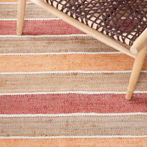 Safavieh Striped Kilim 316 Hand Woven 70% Jute/20% Cotton/and 10% Wool Contemporary Rug STK316P-6