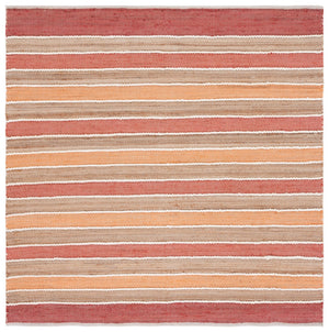 Safavieh Striped Kilim 316 Hand Woven 70% Jute/20% Cotton/and 10% Wool Contemporary Rug STK316P-7SQ