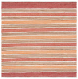 Safavieh Striped Kilim 316 Hand Woven 70% Jute/20% Cotton/and 10% Wool Contemporary Rug STK316P-7SQ