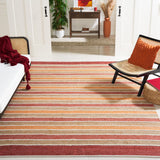 Safavieh Striped Kilim 316 Hand Woven 70% Jute/20% Cotton/and 10% Wool Contemporary Rug STK316P-8