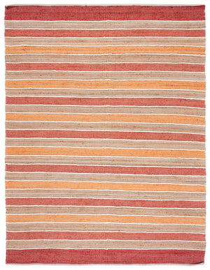 Safavieh Striped Kilim 316 Hand Woven 70% Jute/20% Cotton/and 10% Wool Contemporary Rug STK316P-8