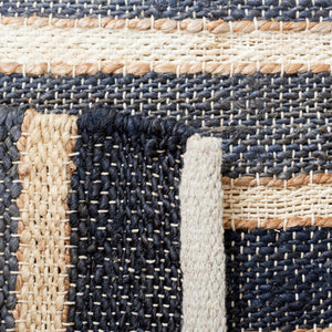 Safavieh Striped Kilim 318 Hand Woven 70% Jute/20% Cotton/and 10% Wool Contemporary Rug STK318H-6