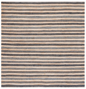 Safavieh Striped Kilim 318 Hand Woven 70% Jute/20% Cotton/and 10% Wool Contemporary Rug STK318H-7SQ