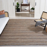Safavieh Striped Kilim 318 Hand Woven 70% Jute/20% Cotton/and 10% Wool Contemporary Rug STK318H-8