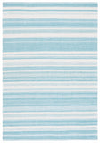 Striped Kilim 429 Hand Woven Polyester Rug