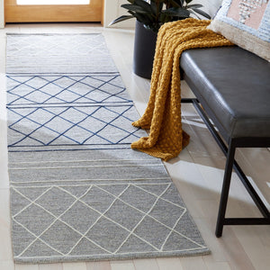 Safavieh Striped Kilim 507 Hand Woven 90% Cotton and 10% Wool Contemporary Rug STK507G-29