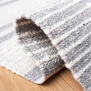 Striped Kilim Hand Woven Rug | 90% Cotton & 10% Wool | Stylish and Durable Home Décor from India