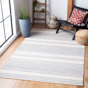 Striped Kilim Hand Woven Rug | 90% Cotton & 10% Wool | Stylish and Durable Home Décor from India