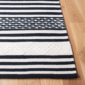 Striped Kilim Hand Woven Rug | 90% Cotton & 10% Wool | Stylish and Durable Home Décor from India