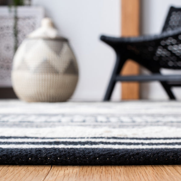 Striped Kilim Hand Woven Rug | 90% Cotton & 10% Wool | Stylish and Durable Home Décor from India