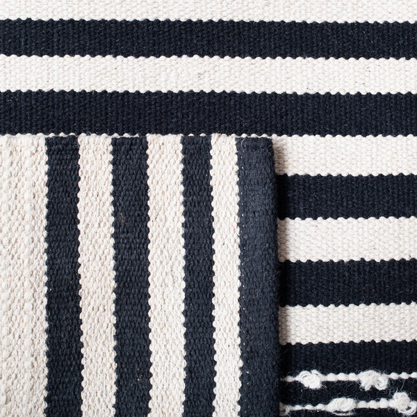Striped Kilim Hand Woven Rug | 90% Cotton & 10% Wool | Stylish and Durable Home Décor from India