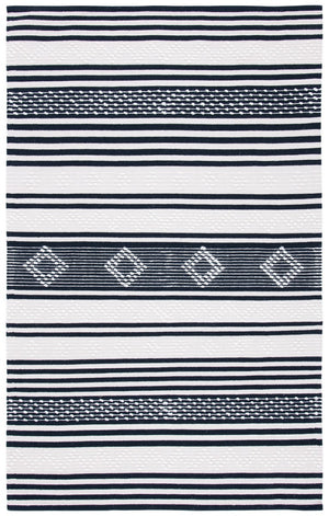 Striped Kilim Hand Woven Rug | 90% Cotton & 10% Wool | Stylish and Durable Home Décor from India
