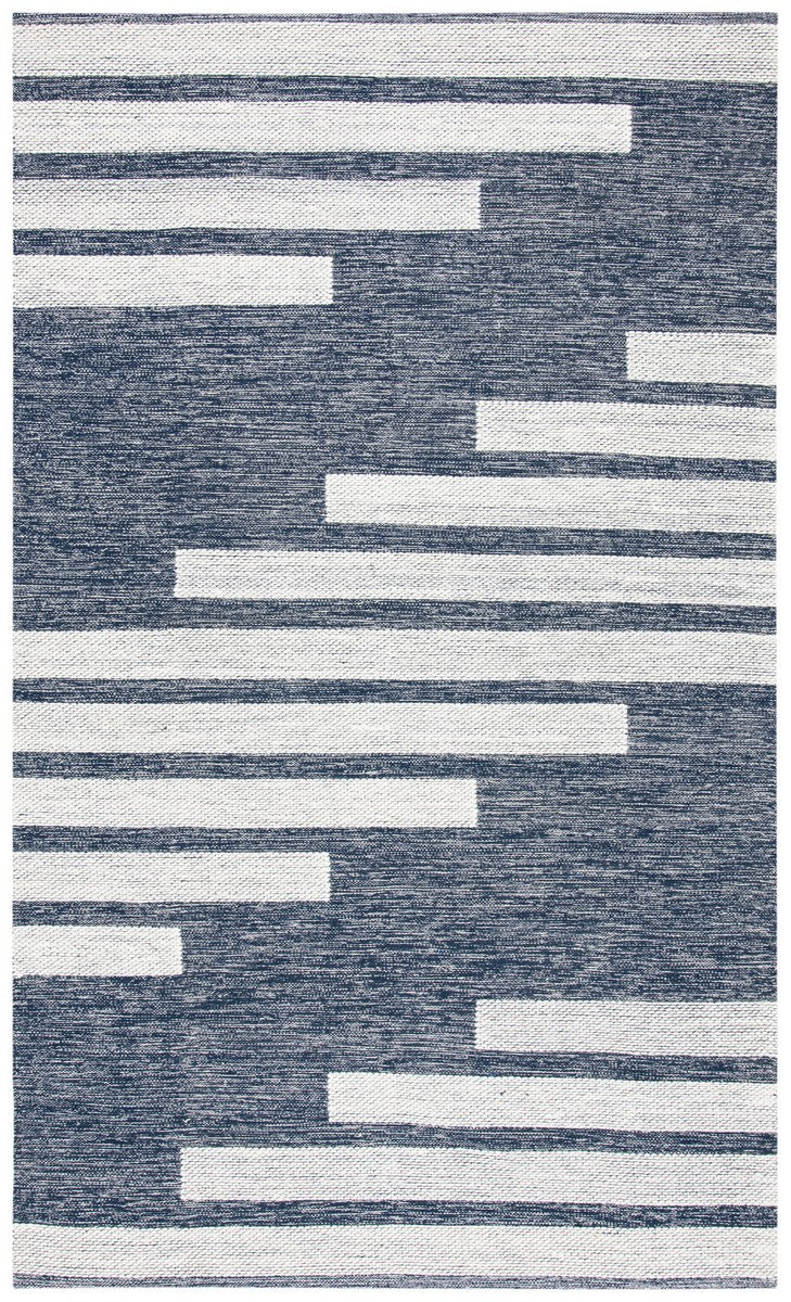 Striped Kilim Hand Woven Rug – Luxurious 90% Cotton & 10% Wool for a Cozy, Elegant Home Décor