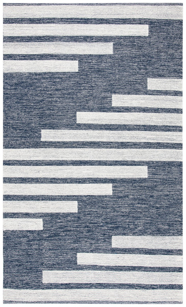 Striped Kilim Hand Woven Rug – Luxurious 90% Cotton & 10% Wool for a Cozy, Elegant Home Décor