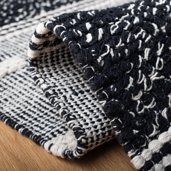 Striped Kilim 518 Hand Woven Cotton Pile Rug - Stylish, Durable, and Ethically Crafted Home Decor