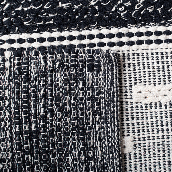 Striped Kilim 518 Hand Woven Cotton Pile Rug - Stylish, Durable, and Ethically Crafted Home Decor