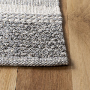 Striped Hand Woven 100% Cotton Pile Rug from India – Stylish, Durable, and Eco-Friendly Home Decor