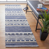Striped Kilim 522 Hand Woven 90% Cotton and 10% Wool Contemporary Rug