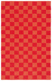Striped Kilim Flat Weave Cotton Contemporary Rug