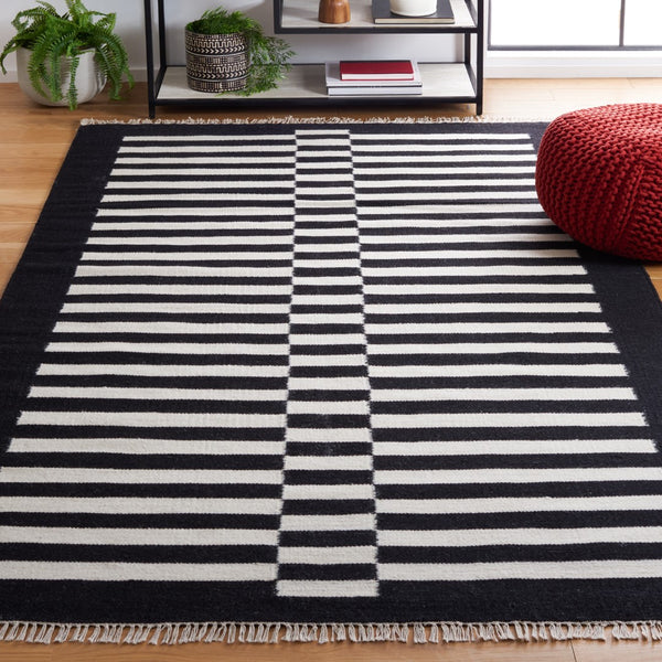 Safavieh Striped Kilim 805 Flat Weave 80% Wool/20% Cotton Contemporary Rug STK805Z-8