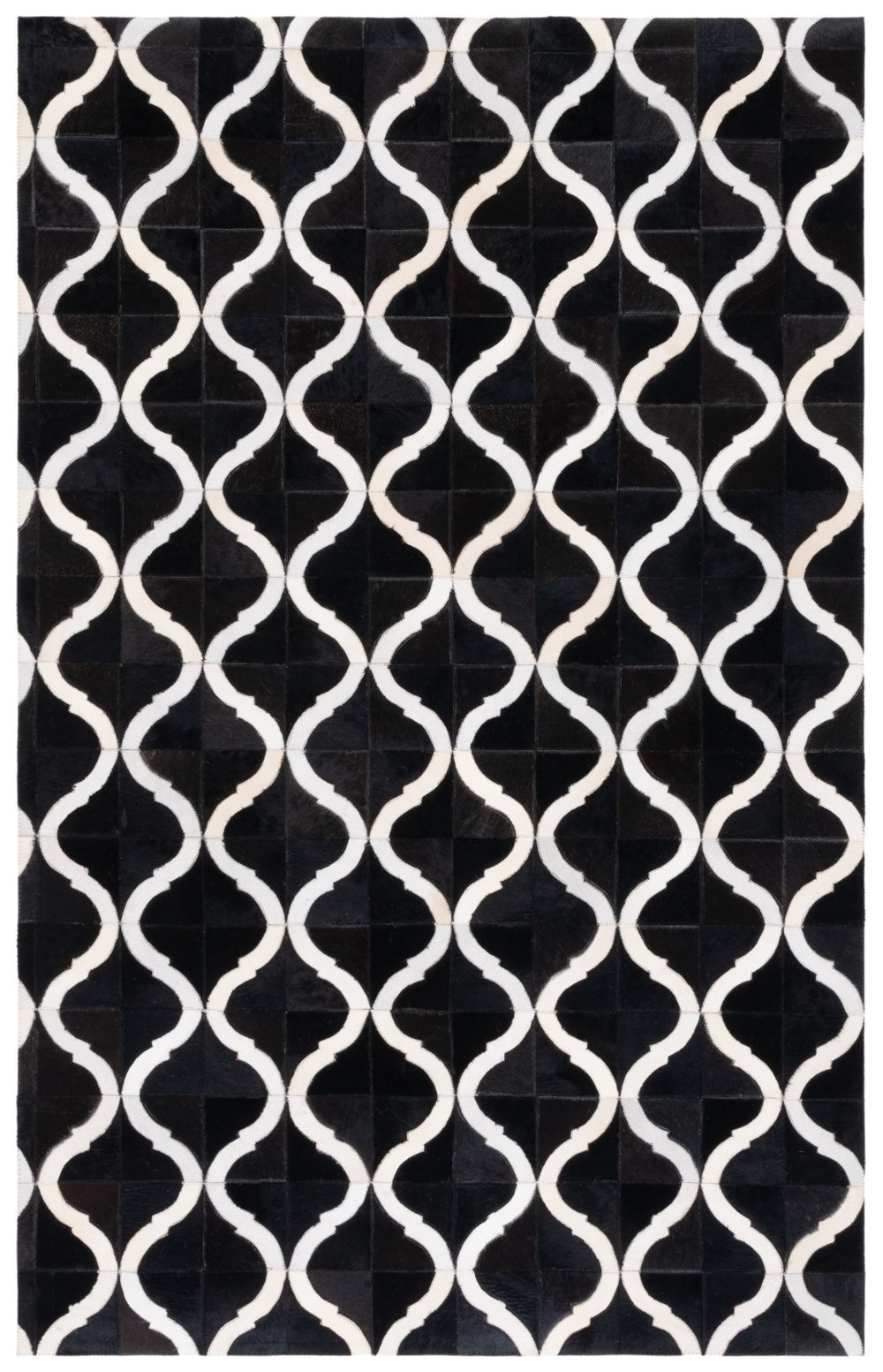 Safavieh Studio Leather 820 Hand Woven Leather with Felt Rug STL820Z-8