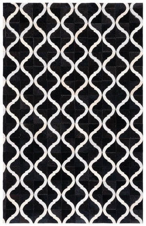 Safavieh Studio Leather 820 Hand Woven Leather with Felt Rug STL820Z-8