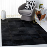 Safavieh Studio Leather 822 Hand Woven Leather with Felt Rug STL822Z-8