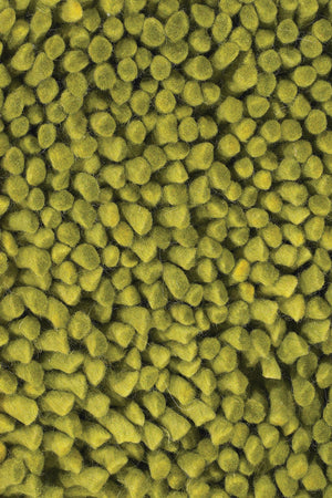 Chandra Rugs Strata 100% Wool Hand-Woven Contemporary Rug Green 9' x 13'