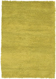 Chandra Rugs Strata 100% Wool Hand-Woven Contemporary Rug Green 9' x 13'