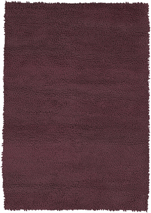 Chandra Rugs Strata 100% Wool Hand-Woven Contemporary Rug Purple 9' x 13'