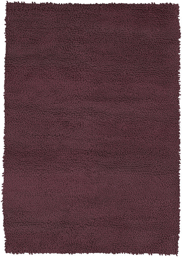 Chandra Rugs Strata 100% Wool Hand-Woven Contemporary Rug Purple 9' x 13'