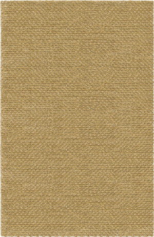 Chandra Rugs Strata 60% Wool + 40% Polyester Hand-Woven Contemporary Rug Gold/Tan 9' x 13'