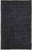 Chandra Rugs Strata 60% Wool + 40% Polyester Hand-Woven Contemporary Rug Dark Grey 9' x 13'