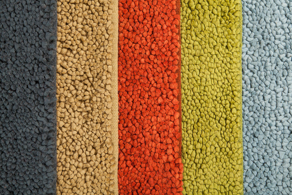 Chandra Rugs Strata 100% Wool Hand-Woven Contemporary Rug Black 9' x 13'