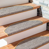 Safavieh Stair Treads 106 Hand Loomed 80% Sisal/15% Latex/5% PP border Rug STT106A-SET3