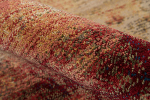 Momeni Studio STU-1 Machine Made Transitional Abstract Indoor Area Rug Multi 9'6" x 12'6" STUDISTU-1MTI96C6