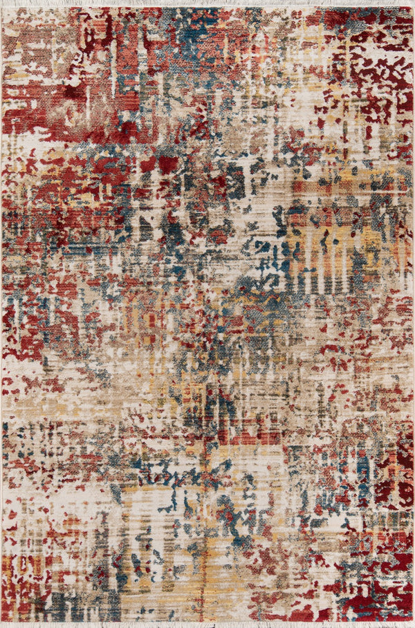 Momeni Studio STU-2 Machine Made Transitional Abstract Indoor Area Rug Multi 9'6" x 12'6" STUDISTU-2MTI96C6