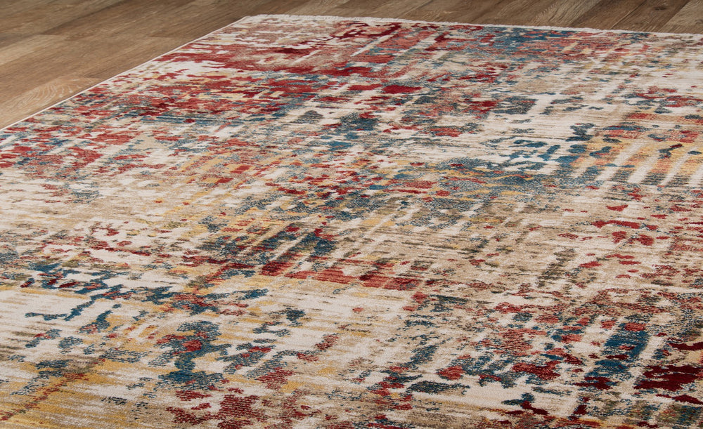 Momeni Studio STU-2 Machine Made Transitional Abstract Indoor Area Rug Multi 9'6" x 12'6" STUDISTU-2MTI96C6