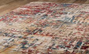 Momeni Studio STU-2 Machine Made Transitional Abstract Indoor Area Rug Multi 9'6" x 12'6" STUDISTU-2MTI96C6