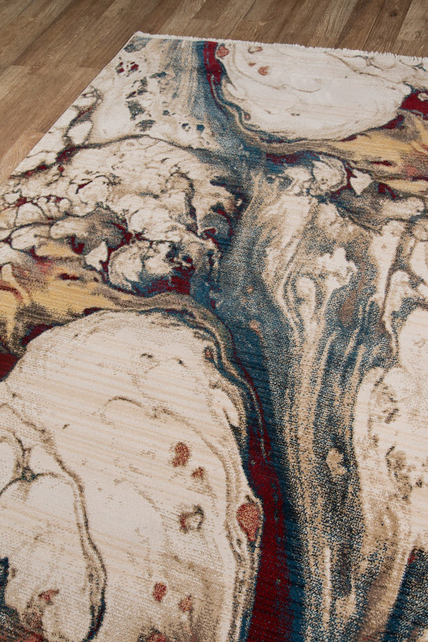 Momeni Studio STU-4 Machine Made Transitional Abstract Indoor Area Rug Multi 9'6" x 12'6" STUDISTU-4MTI96C6