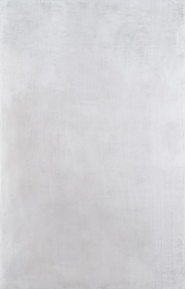 Momeni Suave Shag SUS-1 Machine Made Contemporary Solid Indoor Area Rug Grey 7'6" x 9'6" SUAVESUS-1GRY7696