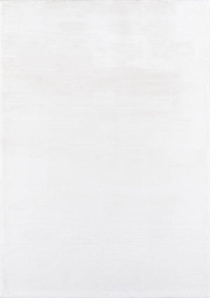 Momeni Suave Shag SUS-1 Machine Made Contemporary Solid Indoor Area Rug Ivory 7'6" x 9'6" SUAVESUS-1IVY7696