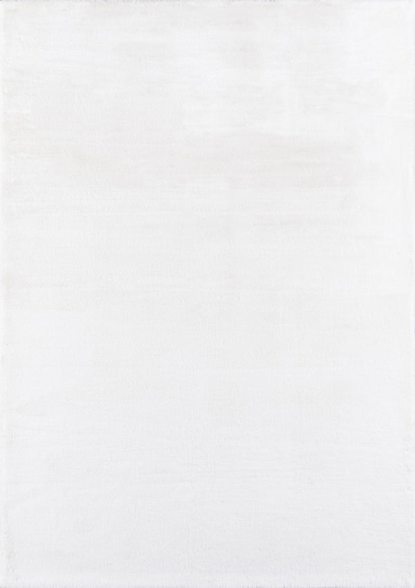 Momeni Suave Shag SUS-1 Machine Made Contemporary Solid Indoor Area Rug Ivory 7'6" x 9'6" SUAVESUS-1IVY7696