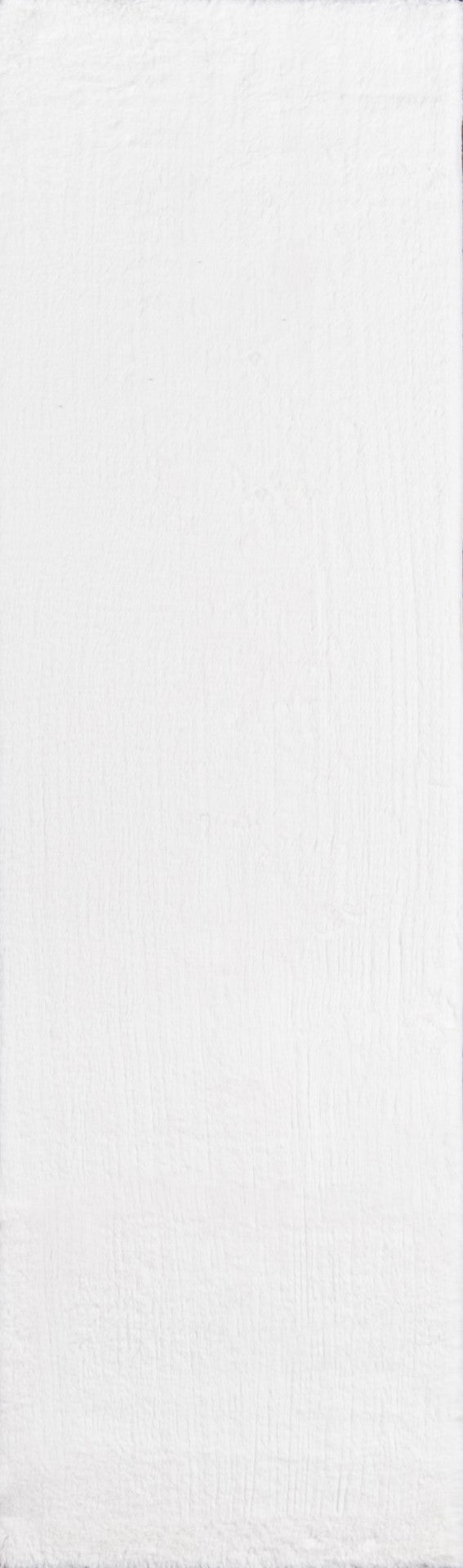 Momeni Suave Shag SUS-1 Machine Made Contemporary Solid Indoor Area Rug Ivory 7'6" x 9'6" SUAVESUS-1IVY7696