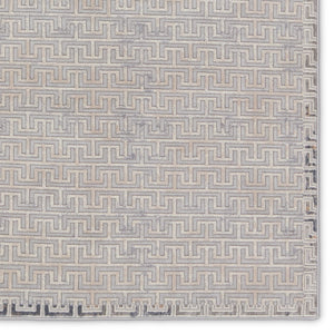 Jaipur Living Sundar Baxley SUD06 Power Loomed 60% Polypropylene 40% Polyester Geometric Area Rug Gray 60% Polypropylene 40% Polyester RUG155959