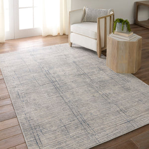 Jaipur Living Sundar Paolini SUD07 Power Loomed 60% Polypropylene 40% Polyester Stripes Area Rug Cream 60% Polypropylene 40% Polyester RUG155965