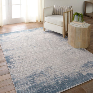 Jaipur Living Sundar Chamisa SUD08 Power Loomed 60% Polypropylene 40% Polyester Abstract Area Rug Cream 60% Polypropylene 40% Polyester RUG155971