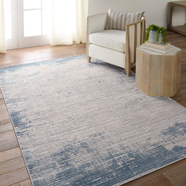 Jaipur Living Sundar Chamisa SUD08 Power Loomed 60% Polypropylene 40% Polyester Abstract Area Rug Cream 60% Polypropylene 40% Polyester RUG155971